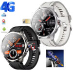 H99 4G Android Smartwatch (2025) – 1.95″ AMOLED, 3GB/32GB, Rotating HD Camera, GPS, NFC, Wi‑Fi, SIM, Heart‑Rate & Fitness Tracker, IP67