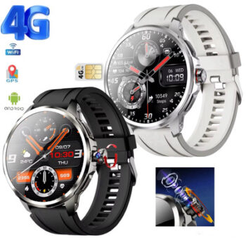 H99 4G Android Smartwatch (2025) – 1.95″ AMOLED, 3GB/32GB, Rotating HD Camera, GPS, NFC, Wi‑Fi, SIM, Heart‑Rate & Fitness Tracker, IP67
